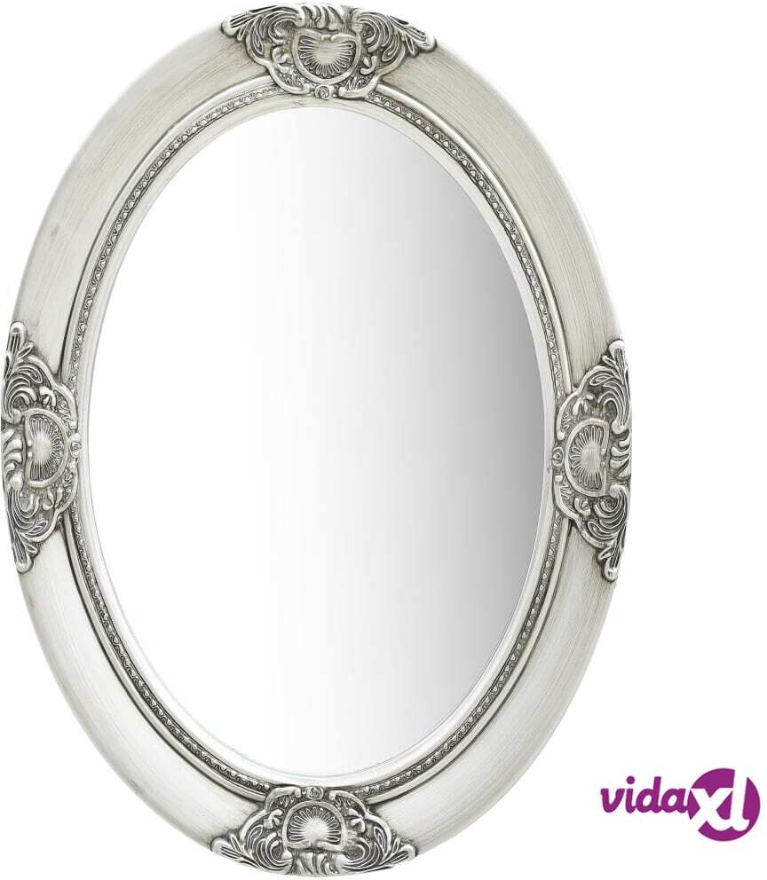 vidaXL Wall Mirror Baroque Style 50x70 cm Silver