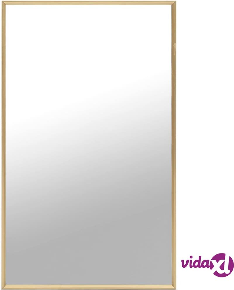 vidaXL Mirror Gold 100x60 cm