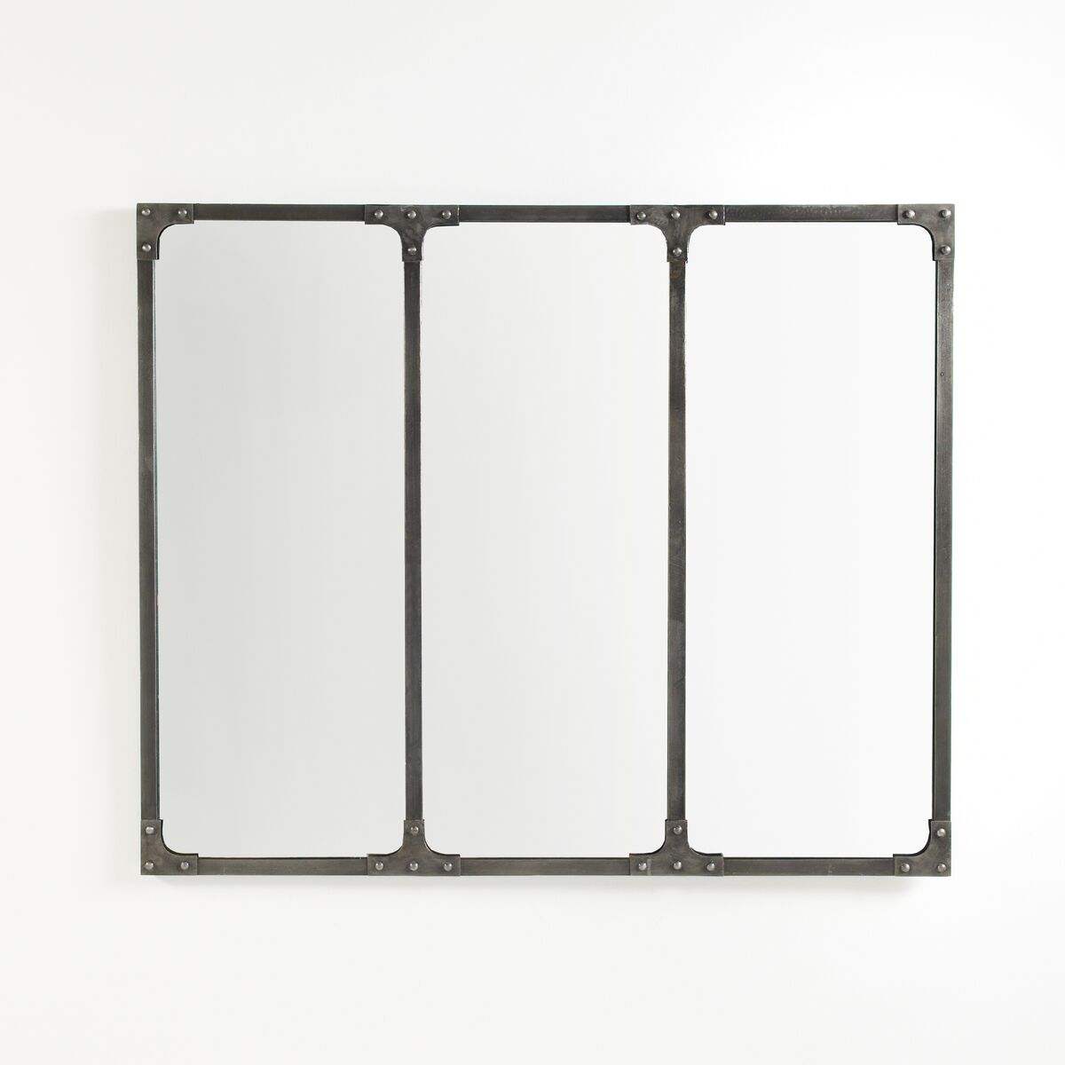 LA REDOUTE INTERIEURS Miroir métal industriel 120x100 cm, Lenaig