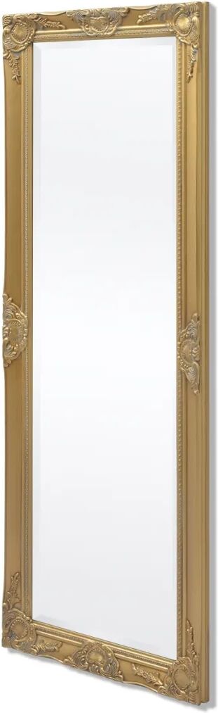 vidaXL Miroir mural Style baroque 140 x 50 cm Doré