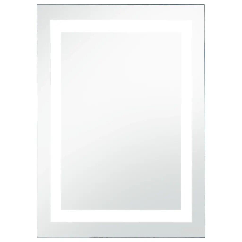 vidaXL Miroir à LED pour salle de bains et capteur tactile 60x100 cm