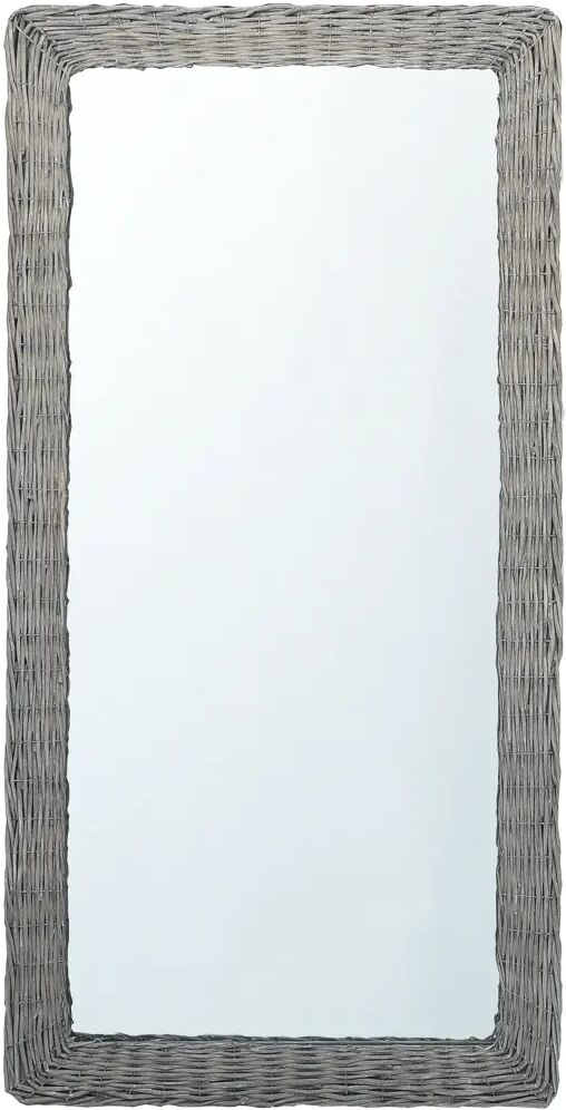 vidaXL Miroir 120x60 cm Osier