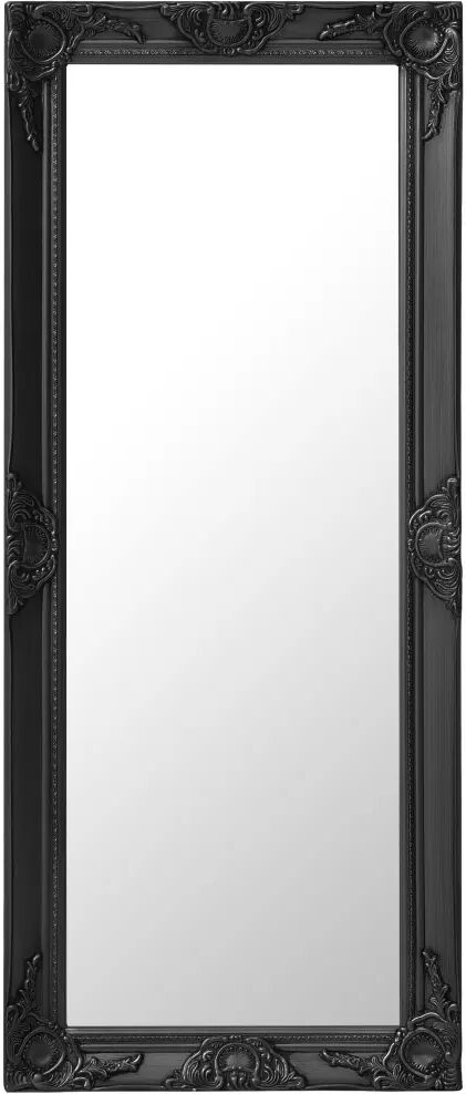 vidaXL Miroir mural style baroque 50x120 cm Noir