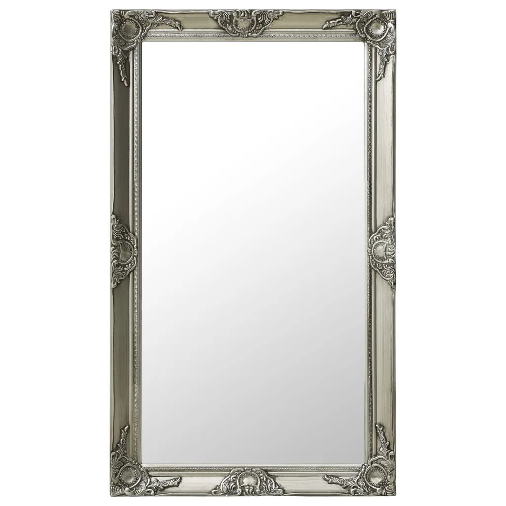 vidaXL Miroir mural style baroque 60x100 cm Argenté