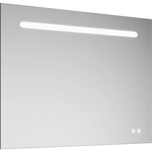 burgbad Ilo Lichtspiegel mit LED 90 x 70 cm, mit USB Ports und Handyhalter