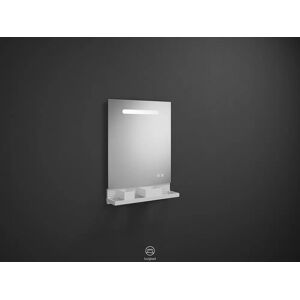 burgbad Fiumo Leuchtspiegel mit horizontaler LED-Beleuchtung 60 x 87,6 cm