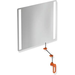 HEWI Serie 801 LED-Kippspiegel basic 60 x 54 cm