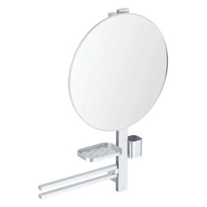 Ideal Standard Beauty Bar Accessoires-Kombination L800 mit Spiegel Durchmesser 50 cm