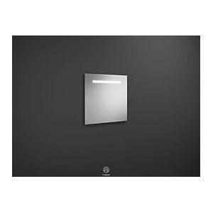 Burgbad Eqio Leuchtspiegel SIGP065PN258 65 x 60 x 2,6 cm, Melamin, horizontale LED-Beleuchtung