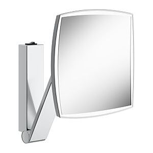 Keuco iLook_move Kosmetikspiegel 17613019004 verchromt, Wandmodell, beleuchtet, 20 x 20 cm