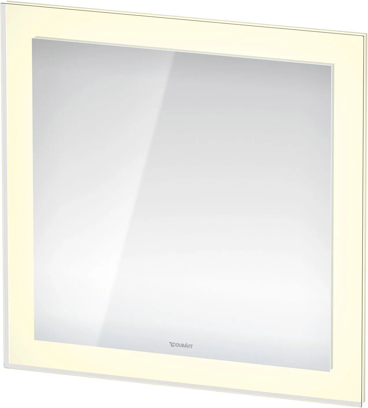 Duravit White Tulip Spiegel 75 x75 cm, App-Version mit Spiegelheizung White Tulip B: 75 T: 5 H: 75 cm weiß matt WT706100000