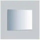 Alape Spiegel SP.2 100 x 80 cm Spiegel B: 100 H: 80 T: 4,5 cm mit Schienensystem für Leuchte LE.2, LE.3 oder LE.4 6736001899