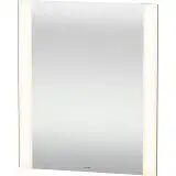 Duravit Spiegel Good Version mit Beleuchtung seitlich und Wandschaltung 60 cm Licht und Spiegel B: 60 T: 3,4 H: 70 cm weiß matt LM786500000