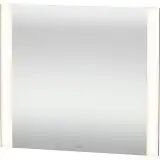 Duravit Spiegel Better Version mit Beleuchtung seitlich und Sensorschalter 80 cm Licht und Spiegel B: 80 T: 3,4 H: 70 cm weiß matt LM787600000
