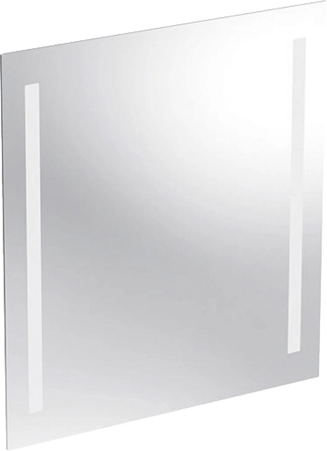 Geberit Option Lichtspiegelelement 60 cm Option B: 60 T: 3,6 H: 65 cm Leuchten senkrecht links und rechts 500.586.00.1