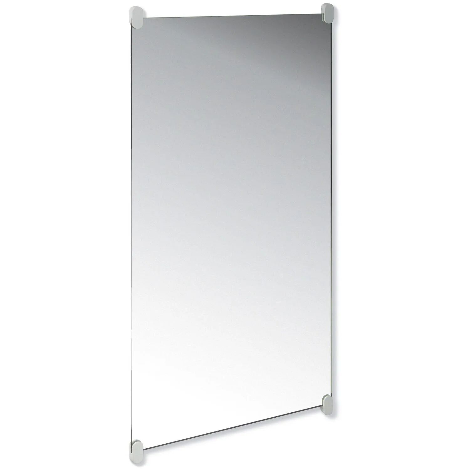 HEWI Spiegel Wandspiegel mit Haltern HEWI Spiegel B: 60 T: 0,6 H: 120, mit Spiegelhaltern 126 cm felsgrau 801.01.300 95