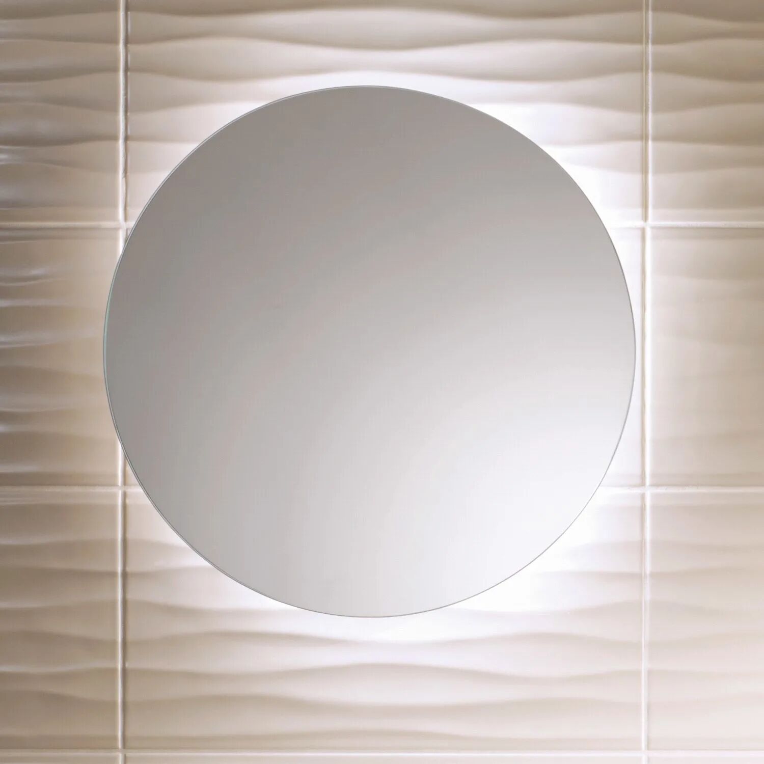Villeroy & Boch More to See Lite Spiegel, mit Beleuchtung, Ø 65 cm More To See Lite Ø 65 T: 3,1 cm mit umlaufend LED Licht A4606800