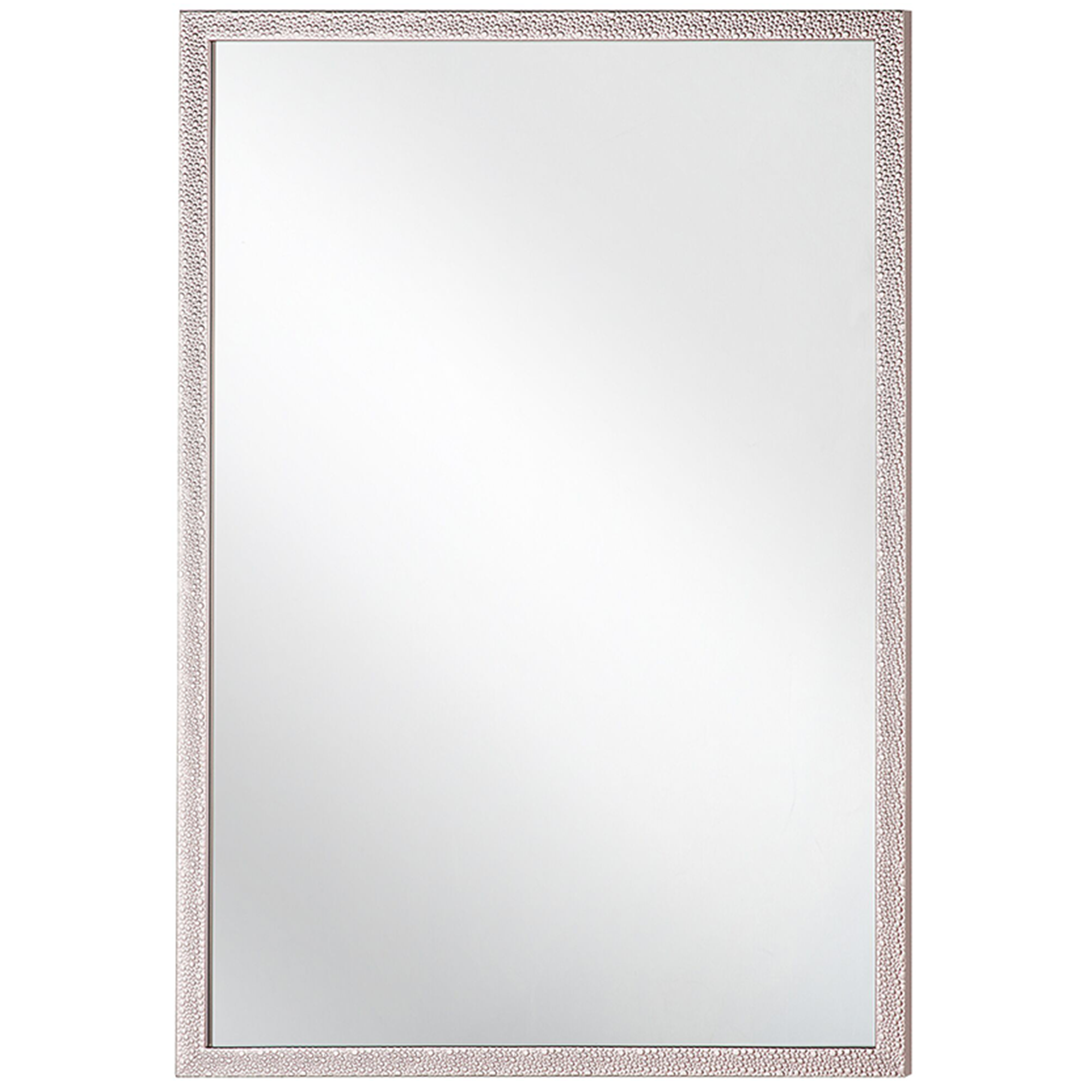 Beliani Nástěnné zrcadlo 60 x 90 cm růžové MORLAIX
