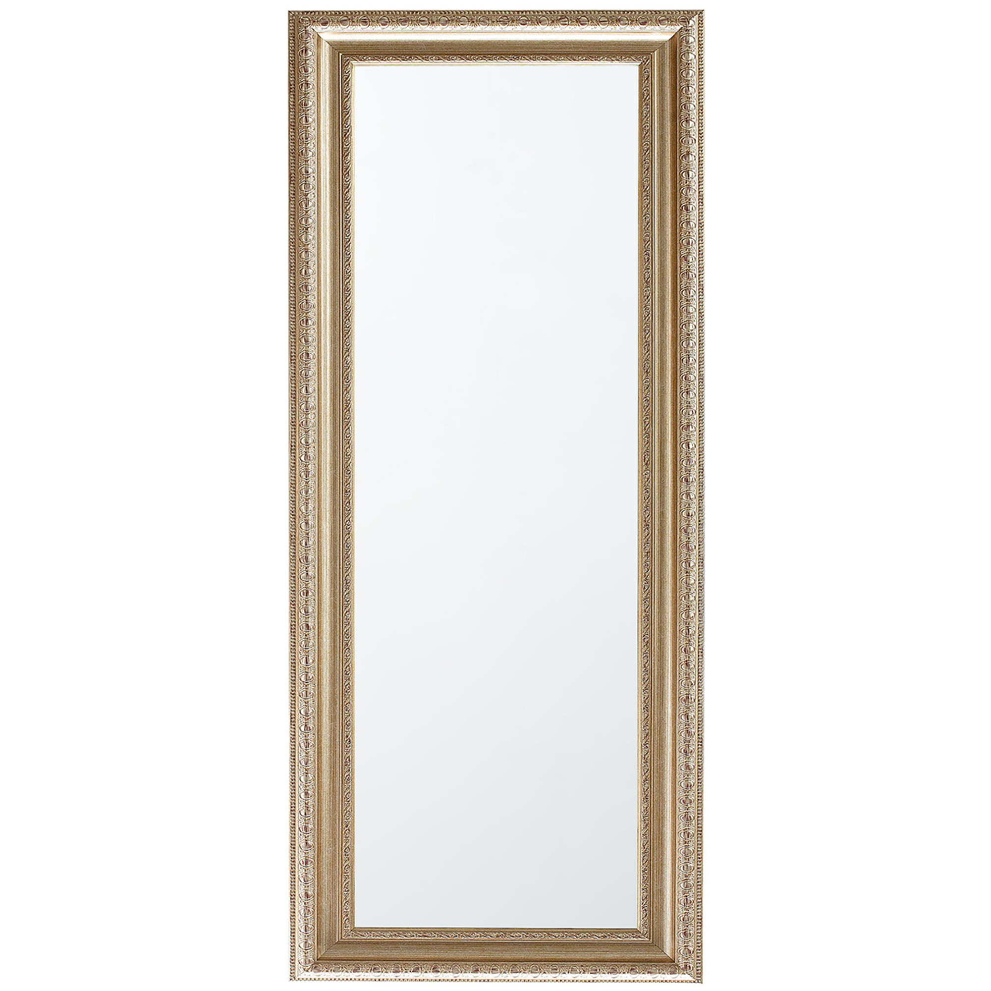 Beliani Zrcadlo 51x141cm stříbrno-zlaté AURILLAC