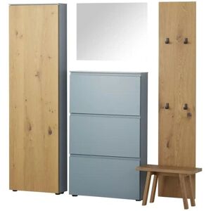 Höffner Garderoben-Set   Schaalby ¦ holzfarben ¦ Maße (cm): B: 285 H: 200,8 T