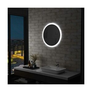 vidaXL Badezimmerspiegel mit LED 60 cm