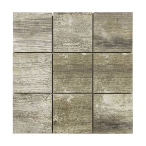 KNG Mosaikfliese Holzoptik Maxi 30 x 30 cm antik Steinmaß: ca. 9,8 x 9,8 cm