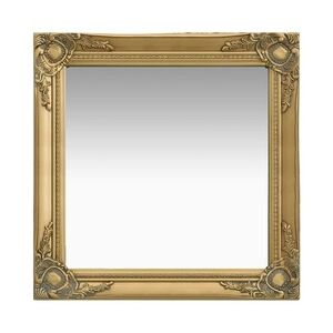 vidaXL Wandspiegel im Barock-Stil 60 x 60 cm Golden