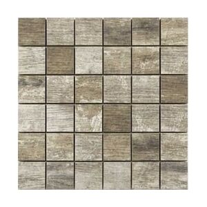 KNG Mosaikfliese Holzoptik 30 x 30 cm antik Steinmaß: ca. 4,8 x 4,8 cm