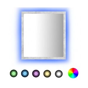 LED-Badspiegel Spanplatte  vidaXL : Farbe - Betongrau