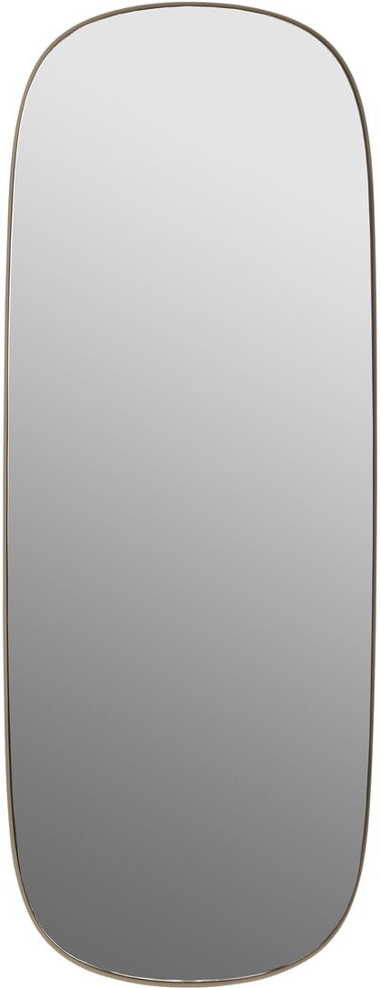 Muuto - Framed Mirror, groß, taupe / Klarglas