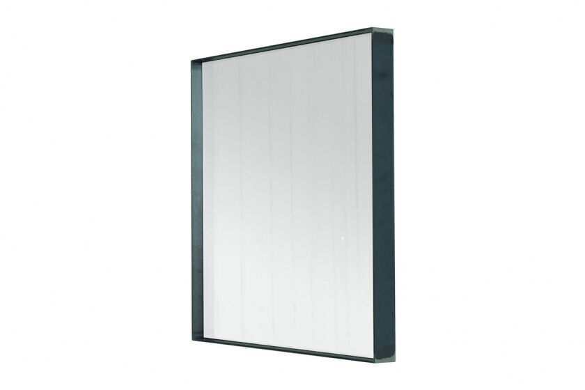 Spinder Design spiegel Donna 2Spiegel 60 x 60 cm Stahl/Glas grau