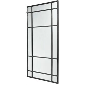 Nordal Spirit Iron Wall Mirror 204 x 102 cm - Black