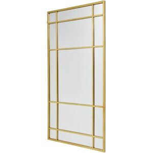 Nordal Spirit Iron Wall Mirror 204 x 102 cm - Gold