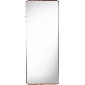 GUBI Adnet Wall Mirror Rectangular 70x180 cm -Tan leather