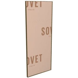 SOVET Visual Rectangular Spejl 220x90 cm - Burnished Brass/Rose Mirror