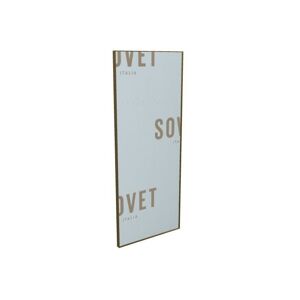 SOVET Visual Rectangular Spejl 220x90 cm - Burnished Brass/Smoked Mirror