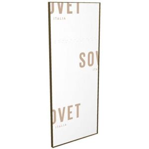 SOVET Visual Rectangular Spejl 220x90 cm - Burnished Brass/Extralight Mirror