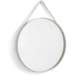 Hay Strap Mirror No. 2 Ø: 70 cm - Light Grey