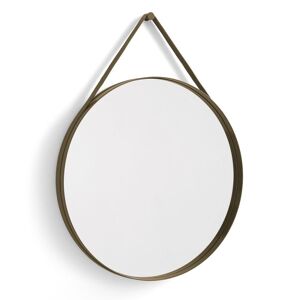 Hay Strap Mirror No. 2 Ø: 70 cm - Light Brown