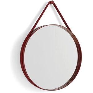 Hay Strap Mirror No. 2 Ø: 50 cm - Red