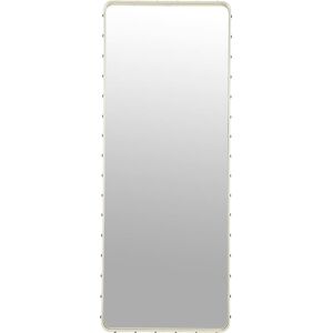 GUBI Adnet Wall Mirror Rectangular 70x180 cm - Cream Leather