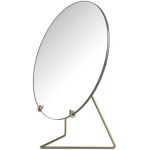 Moebe - Standing Mirror Ø30 Brass