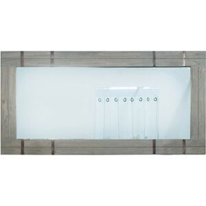 Wanda Collection Espejo grande para cuarto de baño loft 160 x 80 gris