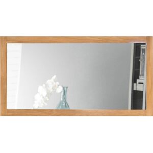 Wanda Collection Espejo rectangular de teca maciza 140 x 70