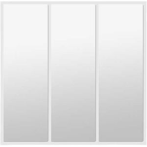 Decowood Espejo de pared i blanco 90x90cm