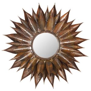Safavieh Espejo de hierro/vidrio/madera, oro