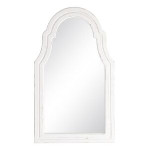 LolaHome Espejo ventana blanco de abeto y cristal de 63x110 cm