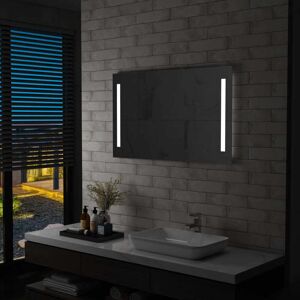 vidaXL Espejo de pared de baño con LED 100x60 cm