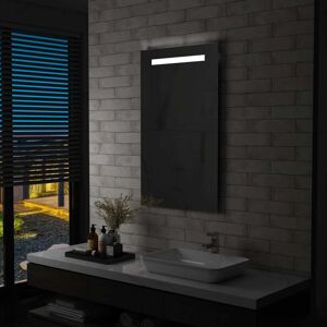 vidaXL Espejo de pared de baño con LED 60x100 cm