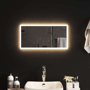 vidaXL Espejo de baño con LED 60x30 cm